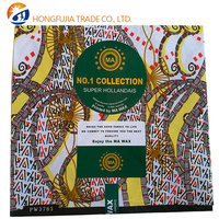 Kain Organza Tenun Bermotif Batik Belanda Gaya Afrika, Tahan Gesekan, Berat Sedang, Pesanan Khusus, Kain Loin