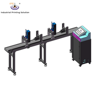 Printer Inkjet UV Elektrik IPS-6711 PIJ SEIKO 1020 360 DPI Piezo Industri untuk Pengkodean Kemasan Karton