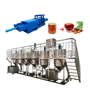 Soybean Peanut Palm Oil Cooking Crude Oil Refining Deodorization Machine Crude Coconut Oil Refinery Plant