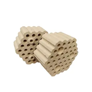 Refractory brick grid refractory clay bricks are used for clay grid bricks in furnaces and kilns