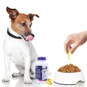 Somon yağı balık yağı Omega 3 EPA DHA sıvı kapsül Pet gıda takviyesi yetişkin köpekler kediler özel etiket özelleştirilmiş - Product Image 6