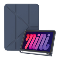 Étui de protection pliable en forme de Y pour tablette iPad2/3/4/5, coque demi-pliée multi-positions, mini 6/7, anti-chute avec emplacement pour stylet, étui en cuir
