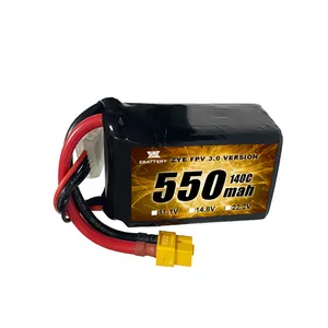 550mah 650 100 120c 200c Lipo 배터리를 XT60 또는 학장 플러그로 사용자 정의 RC 비행기 드론 Fpv 모델 헬리콥터 쿼드 콥터