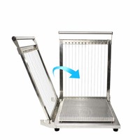 Machine à trancher le chocolat coupe-fil de gâteau de bonbons en acier inoxydable