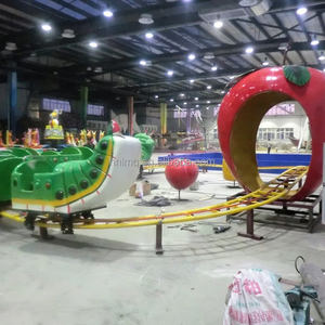 Juegos Infantiles para Exteriores, Atracciones, Tren de Frutas con Rieles, Montaña Rusa de Orugas con Ruedas en Venta - Product Image 5