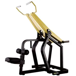 Fitness Gym Equipment Steel Seated Lat Pulldown Plate Loaded Machines For Front Pulldown/Vertical Traction