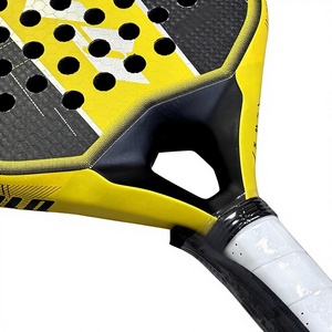 Raqueta de Pádel de Fibra de Carbono y Grafito 18K con Diamantes, Logotipo Personalizado, Raqueta Profesional de Tenis de Playa para Entrenamiento y Competición - Product Image 4