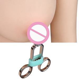 Pince à tétons QKKQ en forme de pince, réglable, en acier inoxydable, outils de retenue pour tétons, jouets pour femmes et couples, pour le flirt - Product Image 2
