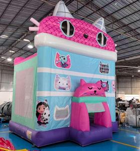Castillo Inflable <span class=keywords><strong>de</strong></span> PVC Cakey Cat Pandy Paws <span class=keywords><strong>Gabby</strong></span> House, Tobogán Acuático, Casa <span class=keywords><strong>de</strong></span> Brinco Personalizada, Marca Aeor, Fabricado en Guangdong - Product Image 2
