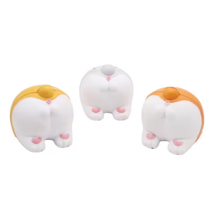 Adorable fesse de <span class=keywords><strong>Corgi</strong></span> en mousse PU pour soulager le stress, jouet promotionnel pour garçons et filles de 2 à 4 ans - Product Image 4