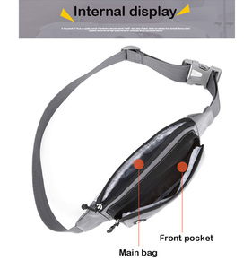 Personalizado Hip para hombres y mujeres de bolso de la cintura hombre mujer Fanny Pack bolsa Murse bolso riñón fila Bumb - Product Image 4