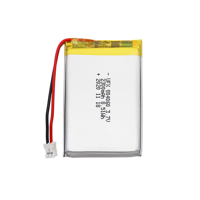 Battery Factory China Customized Digital Lock Battery UFX 804060 2300mAh 3.7V Lithium Ion Polymer Battery