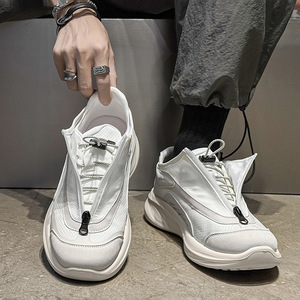 รองเท้าลำลองเทรนด์ใหม่ ดีไซน์ทันสมัย รองเท้ากีฬาใส่สบาย มีซิป รองเท้าเดินเล่น รองเท้าวิ่ง - Product Image 3