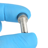 Vis à tête fraisée hexalobulaire Torx en acier inoxydable 304 A2-70 de haute qualité, revêtues de cire