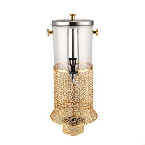 Distributeur de <span class=keywords><strong>jus</strong></span> 8L en gros avec base dorée, <span class=keywords><strong>machine</strong></span> à <span class=keywords><strong>jus</strong></span> double usage pour hôtels, équipement de restauration avec couvercle et robinet - Product Image 5