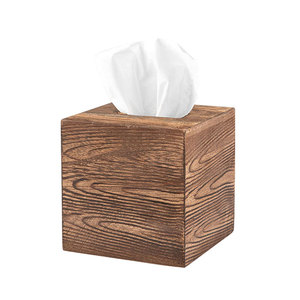 TAOTAOJU Amazon Hot Products Source Factory High Quality Wooden Napkin Box Wooden Tissue Box Customization