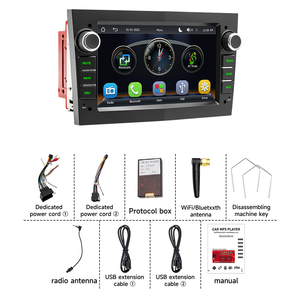 Écran tactile Bluetooth USB avec charge sans fil Carplay et Android Auto pour <span class=keywords><strong>Opel</strong></span> Astra Antara Corsa <span class=keywords><strong>Vivaro</strong></span> autoradio 7 pouces - Product Image 3