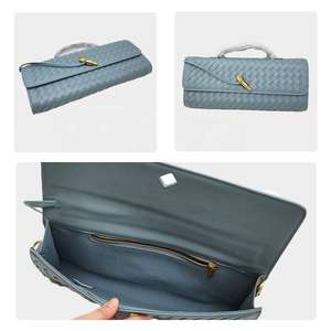 <span class=keywords><strong>Borse</strong></span> a mano da donna alla moda a tracolla da sera con impugnatura a tracolla borsa pochette con cinturino a tracolla in pelle sintetica - Product Image 4