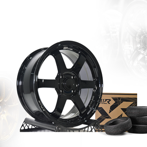 Rueda de Auto Deportiva 3R de Aleación de Aluminio, Color Negro Brillante, Modelo TE37 Saga S-Plus 17x7.5 4H114.3 ET38, Fabricada en Malasia, 03239-V3 - Product Image 2