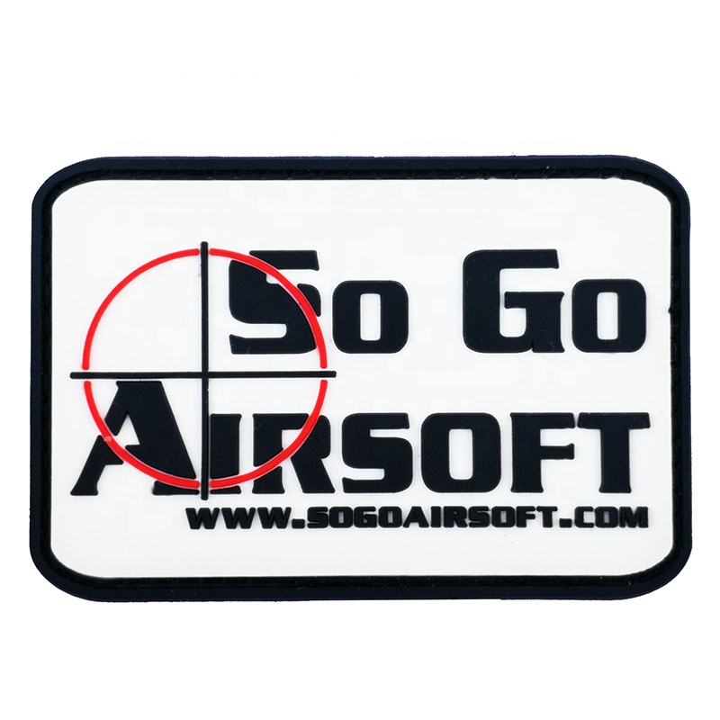 High Quality Custom Embossed 3d Rubber logo and Badges Soft Pvc Patches for Sale