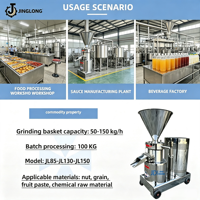Broyeur colloïdal industriel pour la transformation de sirops et de purées de fruits, machine d'émulsification et d'homogénéisation de qualité alimentaire en acier inoxydable