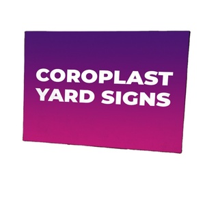 Tablero de Plástico Corrugado Personalizado, Varias Formas, Impermeable, Señales Impresas, Empaquetado para Publicidad Exterior, Material PP, Corte - Product Image 1