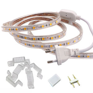 Bande lumineuse <span class=keywords><strong>LED</strong></span> Shenzhen 2835 110V <span class=keywords><strong>220V</strong></span> SMD, éclairage <span class=keywords><strong>LED</strong></span> 180 <span class=keywords><strong>LED</strong></span> <span class=keywords><strong>bleu</strong></span> IP67 étanche, <span class=keywords><strong>ruban</strong></span> <span class=keywords><strong>LED</strong></span> flexible pour aménagement paysager - Product Image 5