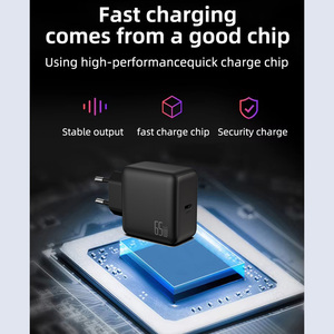 Cargador Rápido USB-C de 65W con Tecnología GaN, Adaptador PD3.0 PPS para Laptop y iPhone, Ultracompacto de 51x53mm, con Protección Contra Sobrecalentamiento - Product Image 5