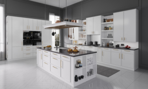 Meubles <span class=keywords><strong>de</strong></span> <span class=keywords><strong>cuisine</strong></span> modulaires <span class=keywords><strong>de</strong></span> taille américaine, construction en contreplaqué, style moderne minimaliste, glissières <span class=keywords><strong>de</strong></span> <span class=keywords><strong>tiroirs</strong></span>, charnières, armoires basses <span class=keywords><strong>de</strong></span> haute qualité - Product Image 5