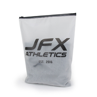 Sac personnalisé en CPE transparent, imperméable, à fermeture éclair, effet mat, avec fermeture hermétique renforcée, couleur et logo personnalisables, taille personnalisée