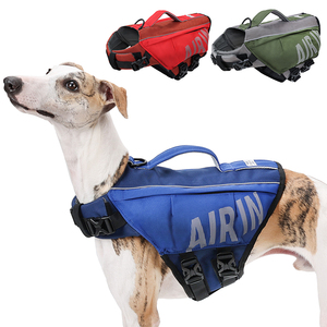 Giubbotto di salvataggio cane con aria riflettente Ripstop Pet Pet Safety nuoto salvataggio canotta da nuoto - Product Image 1