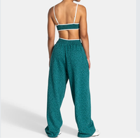 Ensemble de yoga et Pilates taille haute uni sans couture, avec soutien-gorge et pantalon, séchage rapide, sensation seconde peau, 2 pièces