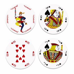Großhandel Spanischer UV-Drucker für Hersteller Dollor 54 Poker-Größe Erwachsenenspiel Sexy Kreisförmige Spielkarten - Product Image 4