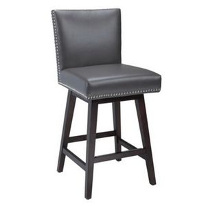 हॉट सेल आधुनिक ब्लैक लेदर हाई काउंटर हाइट बार चेयर स्टूल बीसी-196 को अनुकूलित करें - Product Image 2