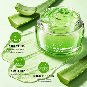 Crème visage apaisante à l'aloe vera et au PDRN pour peaux sensibles, marque privée, reconstitue la barrière cutanée et apaise les rougeurs, crème OEM. - Product Image 4