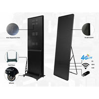 Precios razonables Bolas redondas Impermeable Soporte de Piso Interactivo Pantalla LED Monitor a todo color Póster Pantalla LED