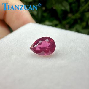 Laboratorio coltivato Spinel agra certificato pera spinello <span class=keywords><strong>rosso</strong></span> sintetico senza cotone sfuse pietre preziose accessori fai da te per <span class=keywords><strong>la</strong></span> creazione di gioielli - Product Image 4