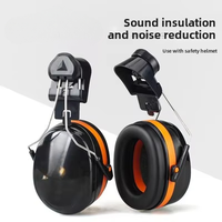 Bouchon d'oreille industriel anti-bruit Cache-oreilles Matériau ABS Casques de sécurité insonorisés pour chantier Fonction de réduction du bruit