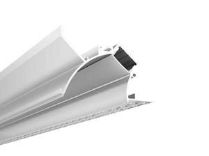 Tira de luces Led de aluminio para decoración residencial de Hotel, canal de extrusión de techo, cubierta difusa, lineal - Product Image 4