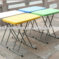Hauteur réglable en plastique enfants petite table
