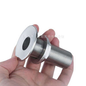 Marine 316 Stainless Steel Full-Thread Flat Drain Outlet Valve Plug <b>Hose</b> Hardware for Yacht & Speedboat Drain System - Product Image 6