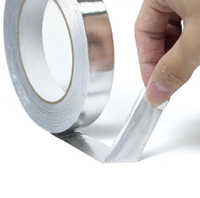 Ruban adhésif en aluminium résistant à la chaleur activé par l'eau pour l'isolation des systèmes HVAC et l'étanchéité des conduits