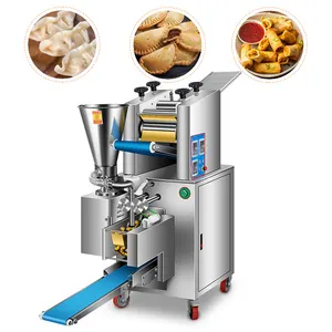 Machine à boulettes et à samosas automatique-1,000-18,000 pcs/h Empanadas Wonton Spring Roll Gyoza Pelmeni Manual Dumpling Making Machine