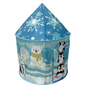 Maison de jeu pliable pour l'extérieur, tente de <span class=keywords><strong>princesse</strong></span> <span class=keywords><strong>des</strong></span> <span class=keywords><strong>neiges</strong></span> de haute qualité, tente yourte mongole pour enfants - Product Image 1