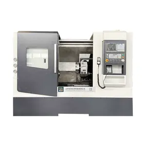 Giá rẻ 6 Trục kim loại dọc alfck50 Độ chính xác nhỏ CNC scant-giường tiện với khắc tập tin đính kèm