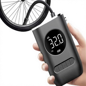 Nouvelle conception de pompe à air automatique USB portable pour pneus de voiture et de vélo - Utilisation en extérieur, matériau plastique, prise en charge du français, garantie 1 an - Product Image 3