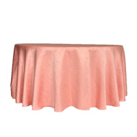 Nappe ronde en polyester bleue de 120 pouces et 132 pouces pour mariage, fête, banquet, événement, hôtel, restaurant, décoration
