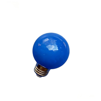 Ampoule LED G60 E26 E27, lampe globe en plastique, AC 85-265V, ampoules colorées pour fête, mariage, Halloween, Noël