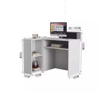 Petit comptoir de bar, comptoir d'accueil, caisse enregistreuse, style moderne et minimaliste, pour magasin de vêtements, salon de thé, salon de beauté