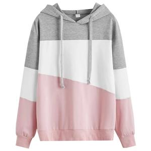 Sweat-shirts et pulls à capuche pour femmes en coton tricoté 100 % légers et respirants avec logo frontal personnalisé – Vente en gros par lot - Product Image 1